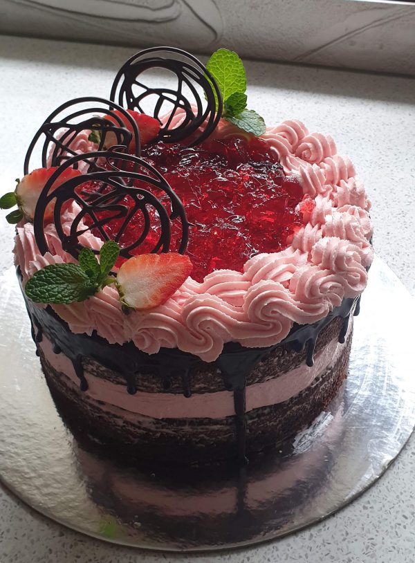 A speciality cake by Bazil's Catering